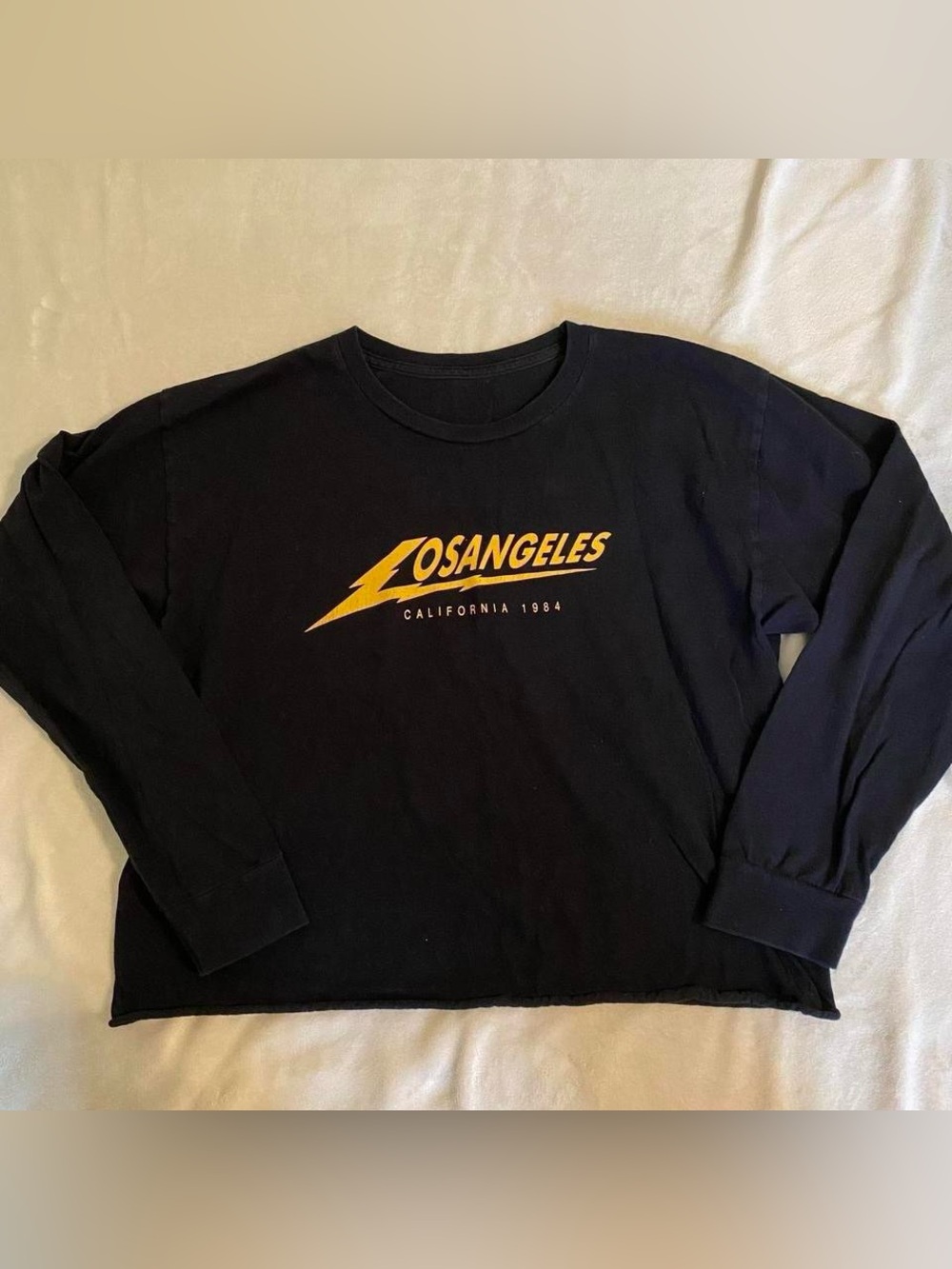 Brandy Melville Los Angeles Black Long Sleeve